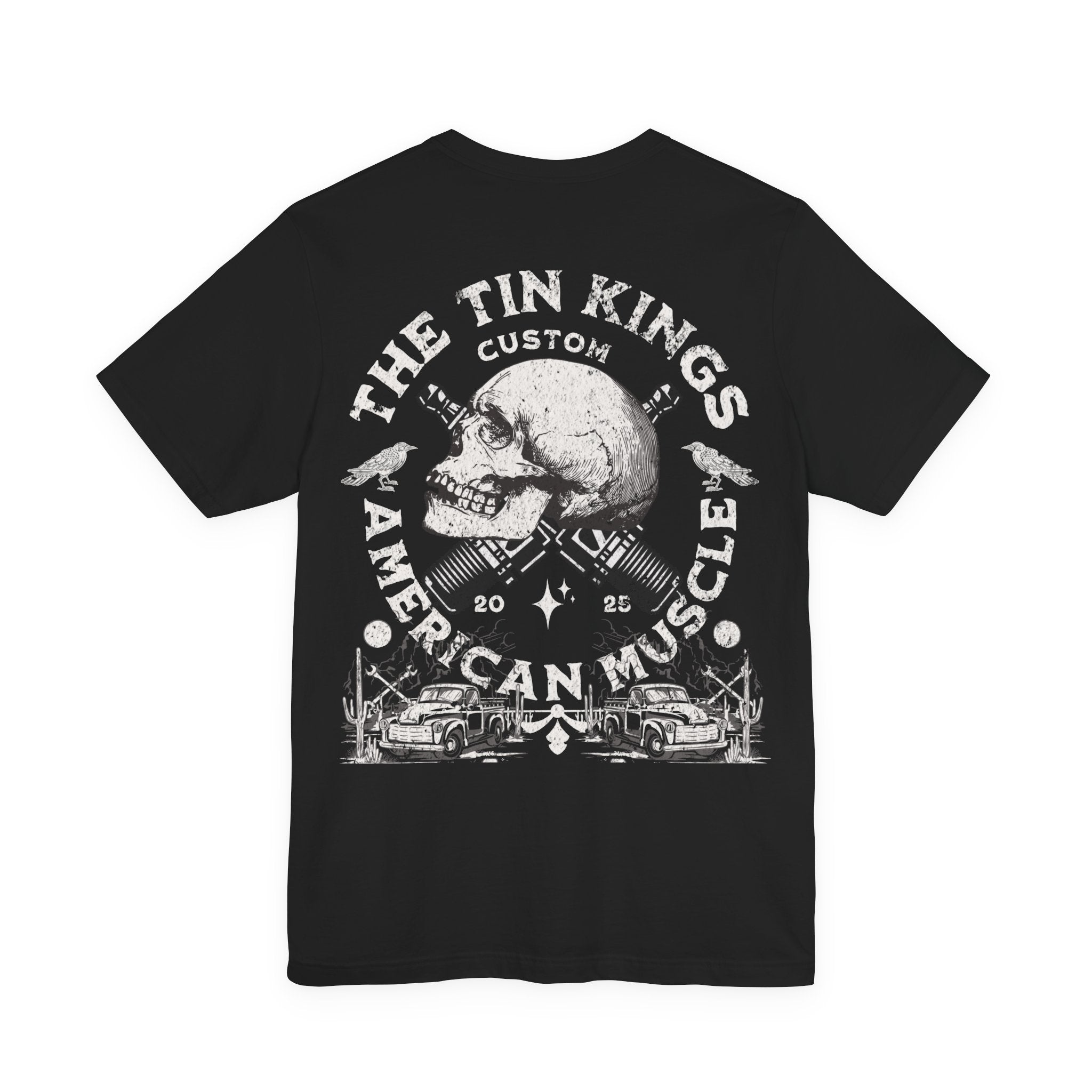 TheTinKings Ratrod Desert Skull Tee