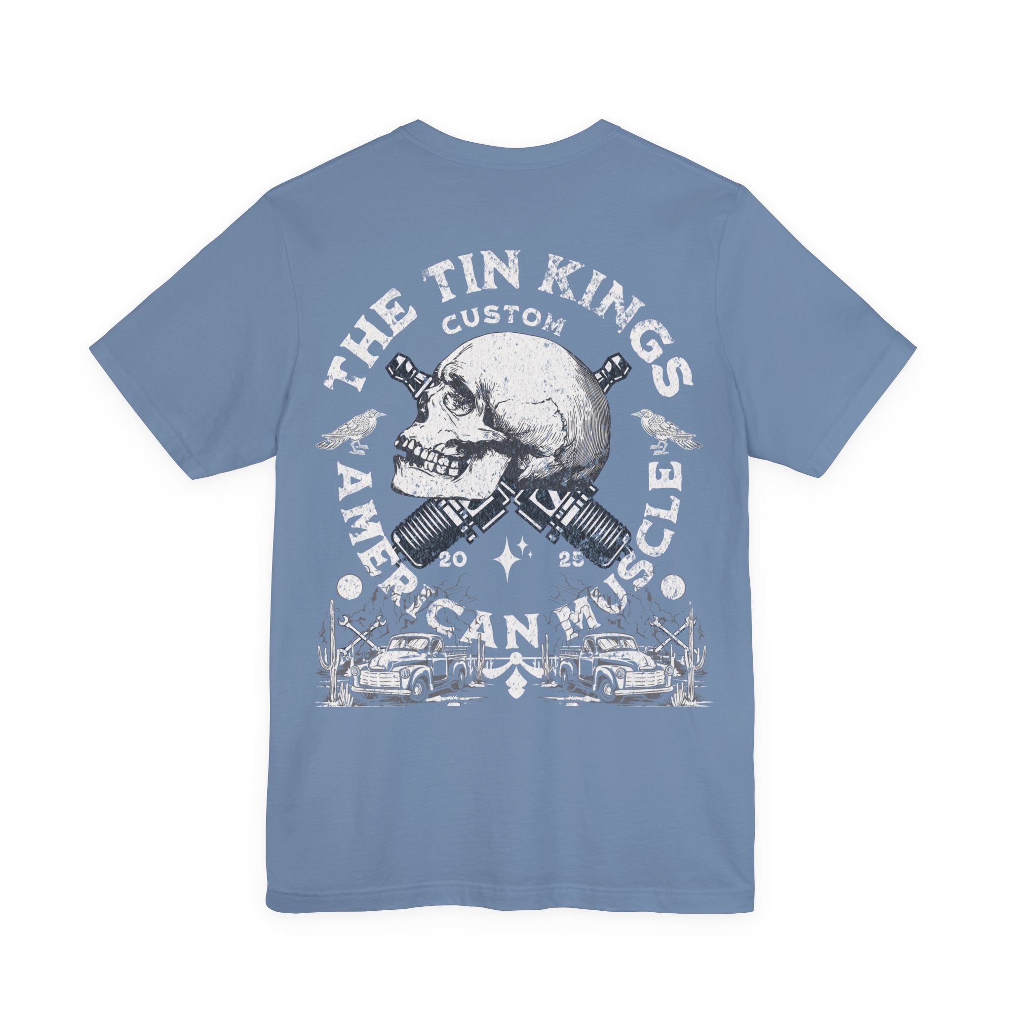 TheTinKings Ratrod Desert Skull Tee