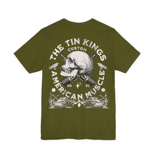 TheTinKings Ratrod Desert Skull Tee